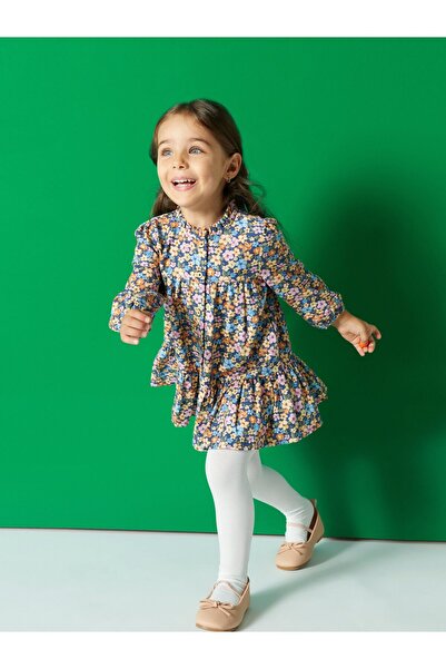 LC Waikiki Rochie pentru fetiță LCW baby cu guler magnific cu modele florale