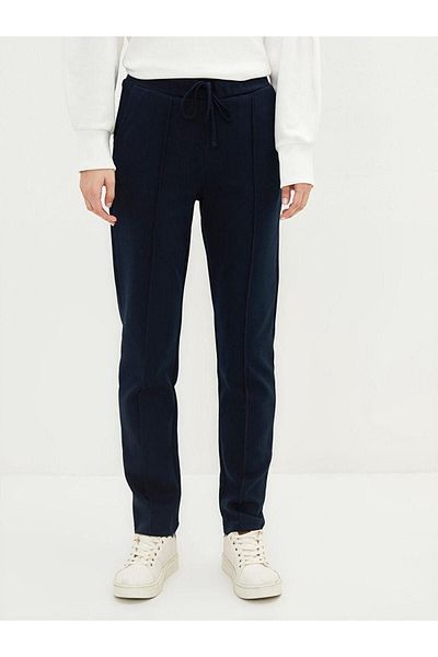 LC Waikiki LCWAIKIKI Basic Women's Sweatpants with Elastic Waist and Straight Pocket Detail