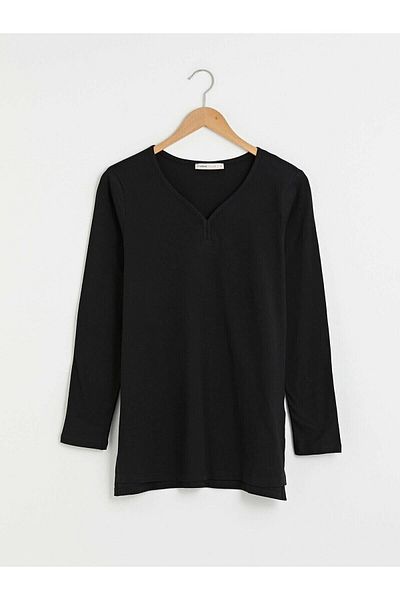 LC Waikiki Νέο γυναικείο μαύρο T-Shirt