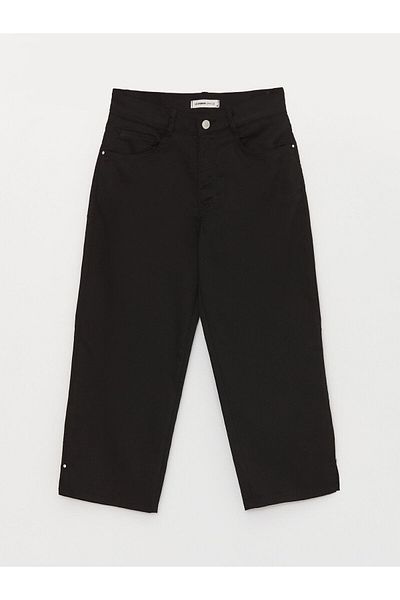 LC Waikiki LCW Grace Slim Fit Plain Gabardine Damen Capri