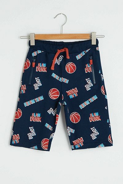 LC Waikiki Pantaloni scurți și bermude Lsr cu imprimeu portocaliu pentru băieți