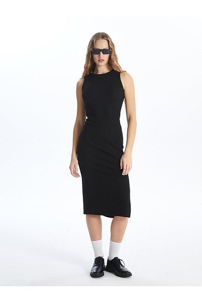 LC Waikiki LCW Vision - Rochie cu decolteu rotund pentru femei