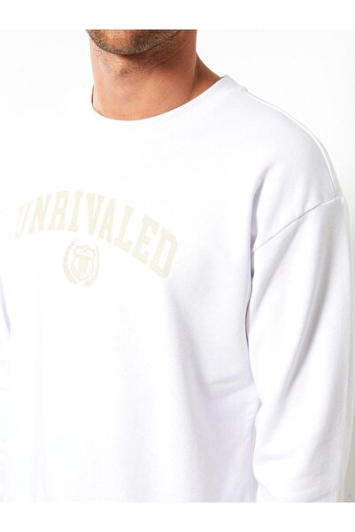 LC Waikiki Ανδρικό φούτερ με μακρυμάνικη λαιμόκοψη LCW Casual Crew