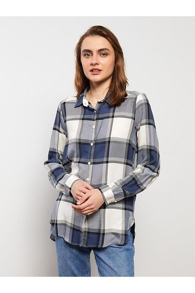 LC Waikiki LCWAIKIKI Classic Plaid Long Sleeve Flannel Women's Lumberjack Shirt