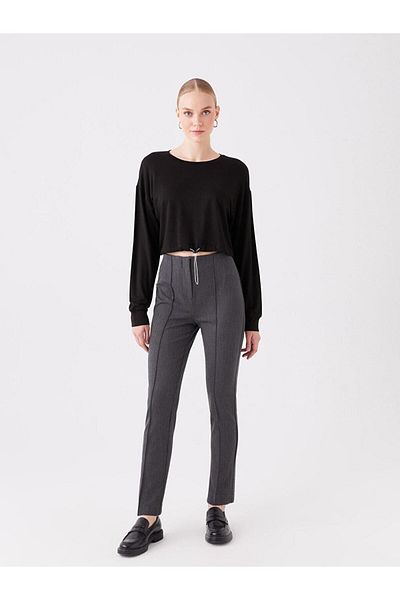 LC Waikiki Γυναικείο ίσιο παντελόνι Lcwaikı Basic Slim Fit