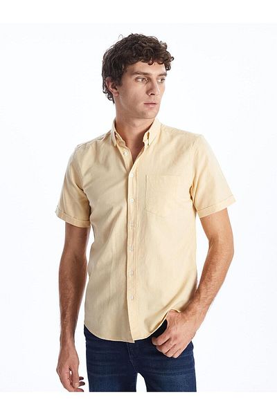LC Waikiki Ανδρικό κοντομάνικο πουκάμισο LCWAIKIKI Classic Regular Fit