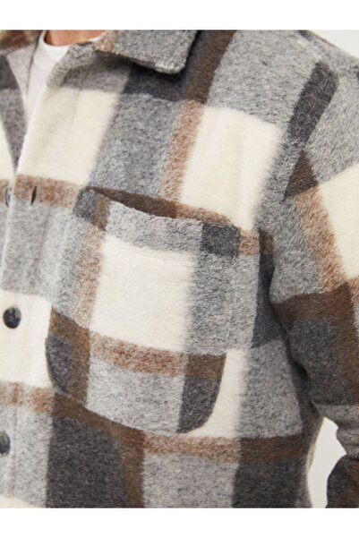 LC Waikiki Чоловічий плед з довгим рукавом Сорочка Комфортна форма