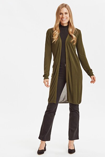 LC Waikiki Kadın Haki Hırka 9S1844Z8