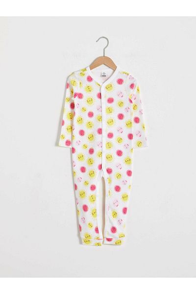 LC Waikiki Baby Girl White Jumpsuit