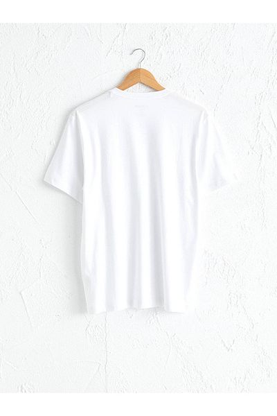 LC Waikiki Ανδρικό T-Shirt Basic με κοντό μανίκι V λαιμόκοψη
