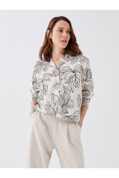 LC Waikiki Long Sleeve Patterned Women's Shirt