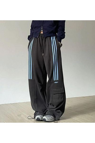 Touz Unisex Tactical American Retro Oversize Cargo Παντελόνι - Με Τσέπες