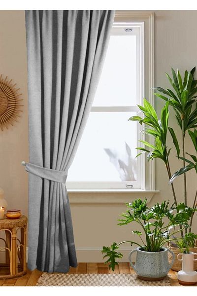 home color home ستارة خلفية مخملية على شكل قرص العسل باللون الرمادي الفاتح وخياطة مسطحة ورباط إضافي من الدرجة الأولى