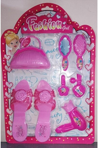 Cango Oyuncak Güzellik Seti Aksesuarlı Eğitici Oyuncak Kuaför Seti Evcilik Oy...