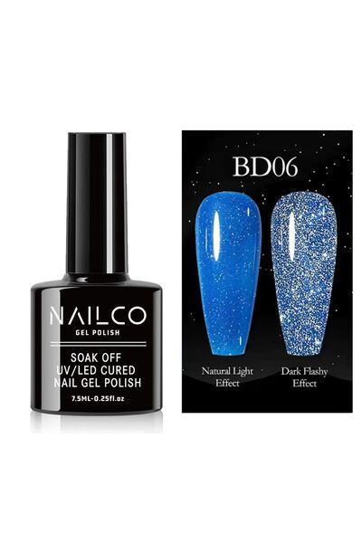 Naıl Co Uv Led Kalıcı Oje 7.5 ml Disko Reflective BD06 NC088