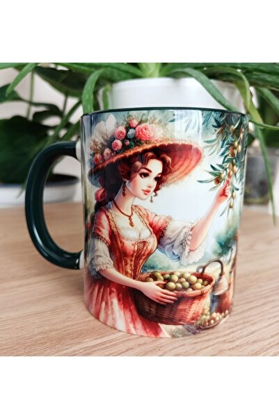 Mugs and love Vintage tasarım büyük boy kupa