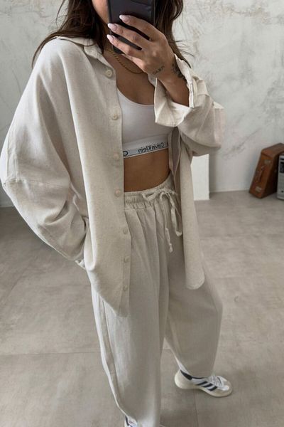 My Blog Prémium kő vászon ing Shalwar készlet