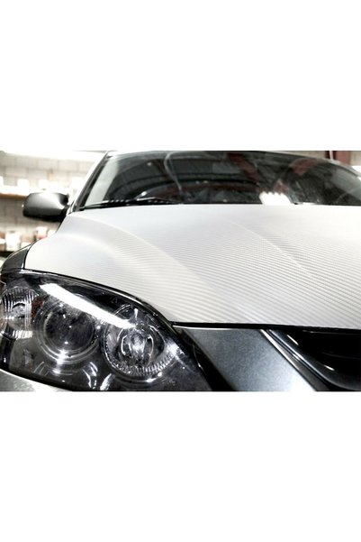 Fox White Carbon Coated Foil With Air Channels 152cm X 20cm