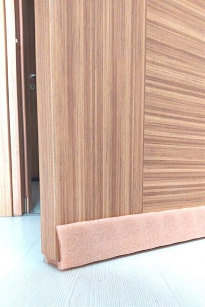 Şeker Portakalım 1 Piece Beige Snap-on Under Door Cold Air Cutter Heat Insulation Isolation Sponge