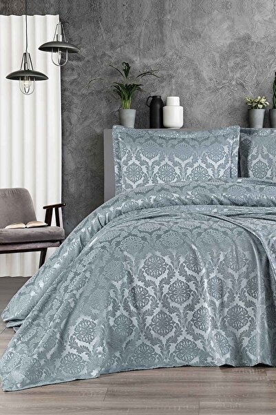 DANTE HOME Çift Kişilik Meltem 3 Parça Yatak Örtüsü 240x240 Cm - Maldiv