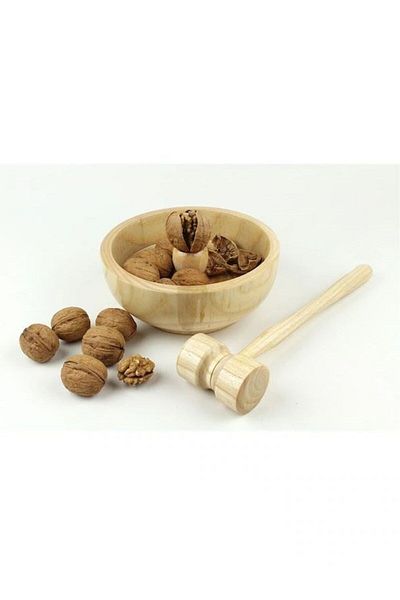 Şeker Portakalım Natural Handcrafted with Wooden Mallet - Shelled Walnut and Hazelnut Cracker