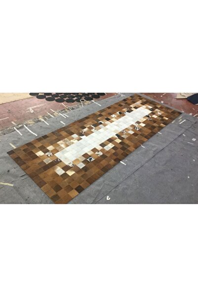 Victory Leather Carpet Dekoratif deri halı