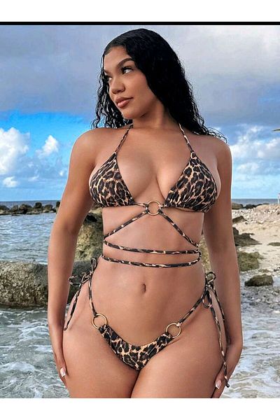 bikinistan Daisy Ring Detailed Bikini Set