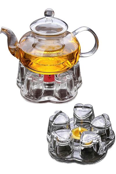 Tohana Glass Heating Stand Teapot Teapot Heating Apparatus Fma120990