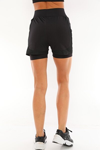 Winmoda34 Şortlu Tayt Fileli