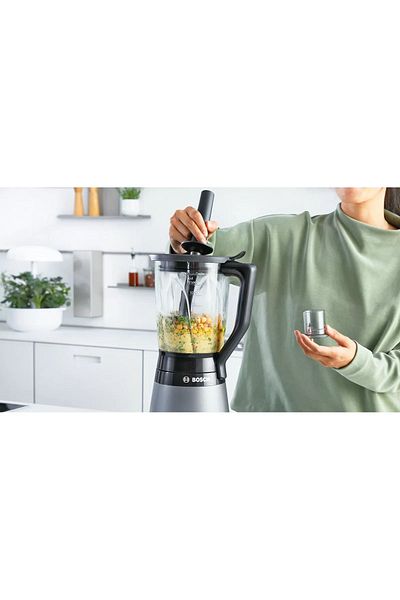 Bosch Premium 1.5L Blender - Glass Bowl, 1200 W Silver