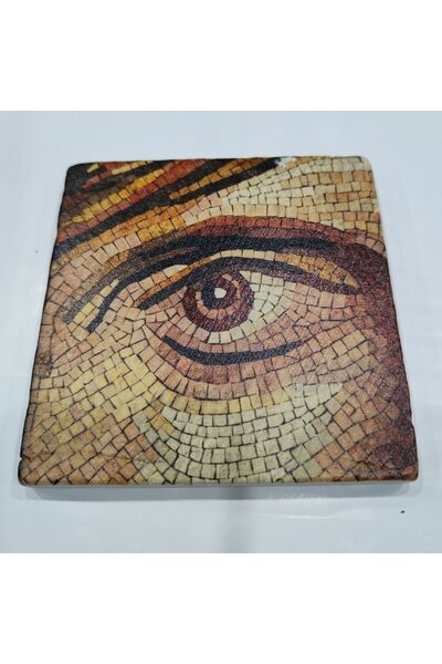 Şeker Portakalım Decorative Figured Natural Stone Bathroom Drain Cover Orname...