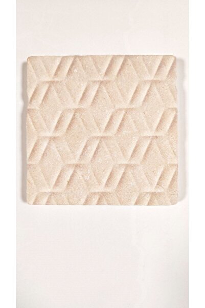 Şeker Portakalım Decorative Figured Natural Stone Bathroom Drain Cover Ornament Single 10x10 Cm