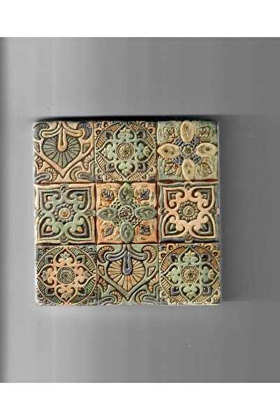 Şeker Portakalım Dekoratif Figürlü Doğal Taş Banyo Gider Kapağı Süsü Tekli 10x10 Cm