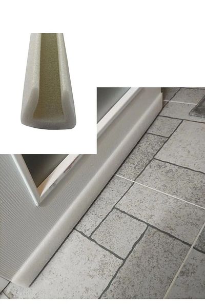 Şeker Portakalım 8 Pieces White Plug-in Under-Door Cold Air Cutter Insulation Sponge