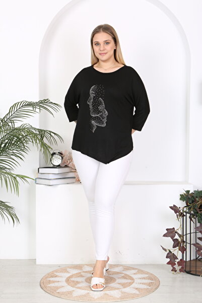 LİKRA NŐI NAGY MÉRETŰ, KÖVEK KÖRÜLÉL ÉRKEZŐ, ASZIMMETRISZ VÁGÁSÚ, RUGALMAS VISZKÓZ TUNIKA