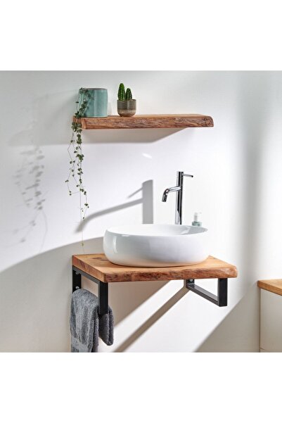 KÜTÜKhouse Ağaç Banyo Tezgahı Set 40x60 cm
