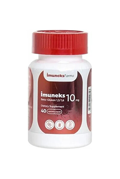 Imuneks Farma 10 Mg Beta Glukan Içeren Takviye Edici Gıda 40 Kapsül