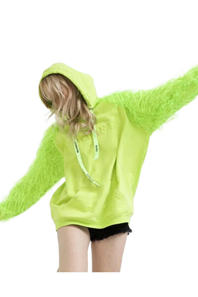 I Woof You Yeşil Hoodie