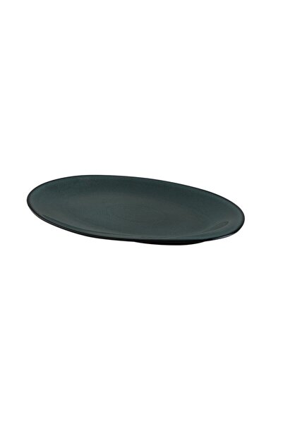 Jumbo Nero Kayık Tabak 34 Cm