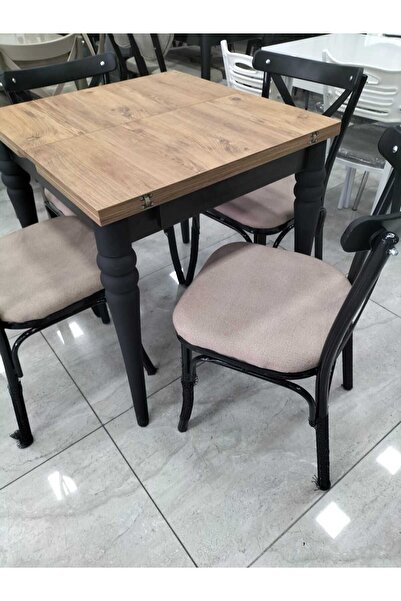 güneyahşapmobilya 80 X 75 Cm Katlanır Masa Takımı