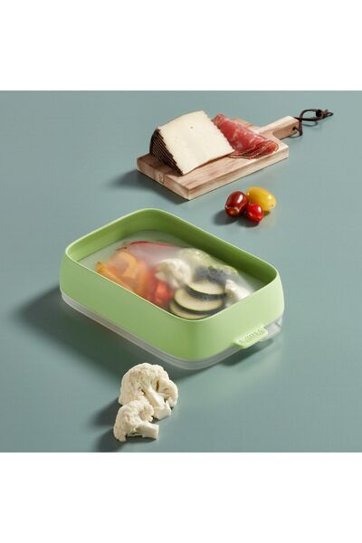 lekue 2'li Yeşil Vakumlu Saklama Kabı