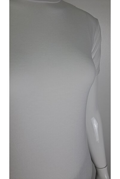 Alfa Women's Black Ecru and White HALF Sleeve Half Turtleneck Body