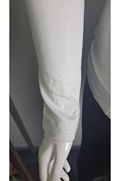 Alfa White Crew Neck Long Sleeve Women's Bodysuit