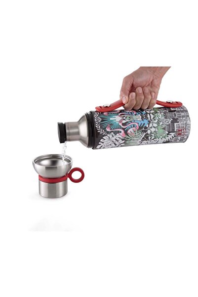 BUGATTI 1500Ml Stainless Steel Thermos - La Ville Patterned and Handled