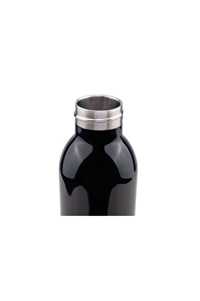 BUGATTI Glossy Black Twin Thermos - Stainless Steel, 800 Ml
