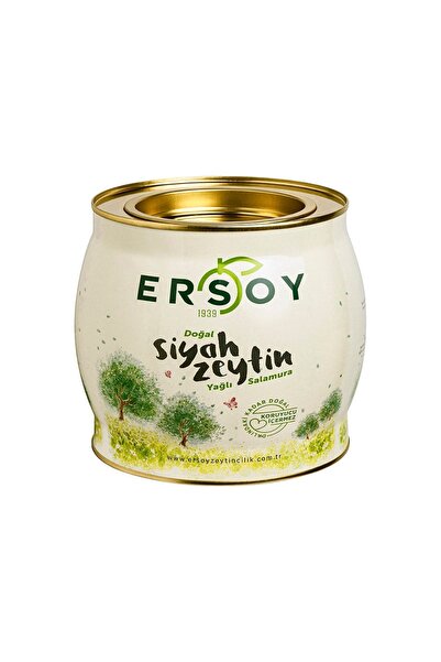 Ersoy Doğal Siyah Zeytin Gemlik, 201-230 Kalibre (XL), 2 Kg
