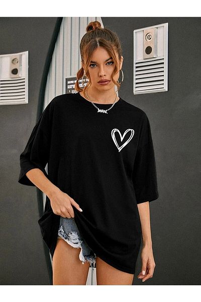 blackbonds Γυναικείο μπλουζάκι με στάμπα Small Heart