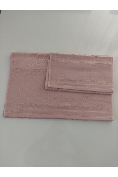 GONCA Kadife Havlu Takımı (2 Li) Analı Kızlı (el Yüz Ve Mutfak Havlusu) Etami...