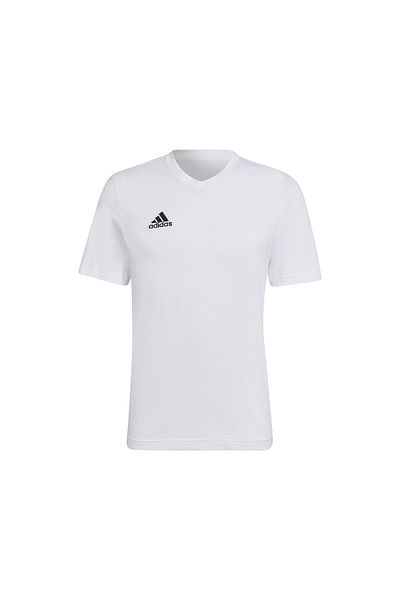 adidas Ent22 Tee Λευκό ανδρικό μπλουζάκι casual - HC0452