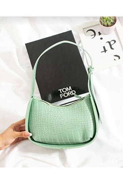 MODA ESRE FASHION Geantă baguette pentru femei cu model Kroke